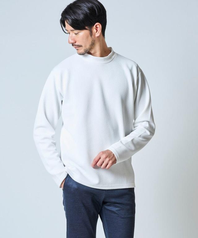 テットオム（TETE HOMME）/ハニカムモックネックロンＴの通販は