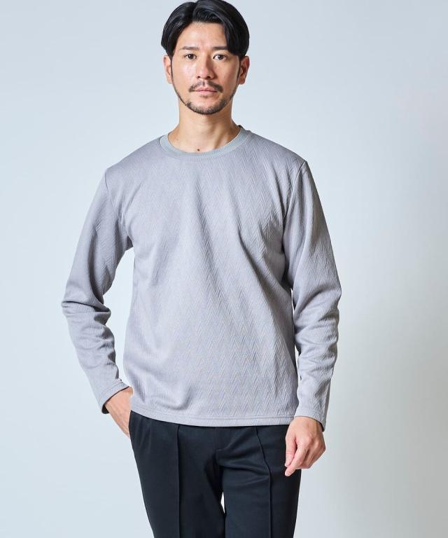 テットオム（TETE HOMME）/アロー柄クルーネックロンＴの通販は