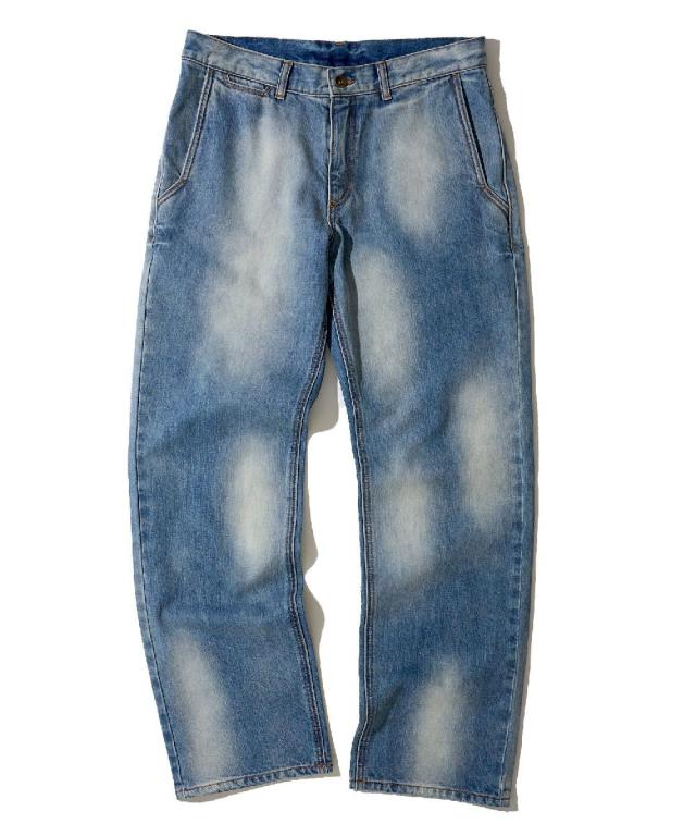 【NEW】テットオム（TETE HOMME）/【HALB】ヴィンテージ加工デニムパンツ