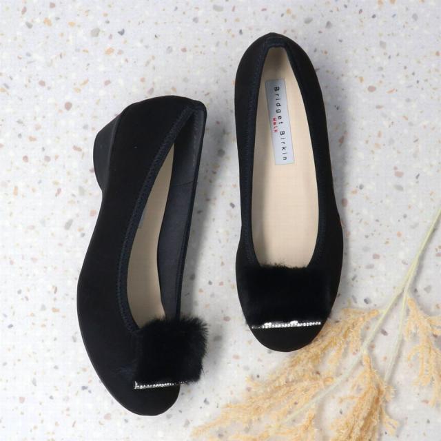 ブリジット バーキン（Bridget Birkin）/Bridget Birkin Walk◆4．5cmヒール◆ファービジューウォーキングパンプスの通販は