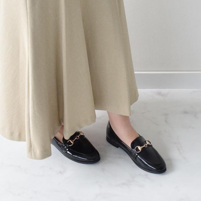 ブリジット バーキン（Bridget Birkin）/Bridget Birkin◆1．5cmヒール◆シンプルビットデザインローファー ブリジット バーキン（Bridget Birkin）/Bridget Birkin◇1．5cmヒール