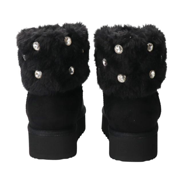 ブリジット バーキン（Bridget Birkin）/Bridget Birkin◆2cmヒール◆キルティングスタッズムートンブーツの通販は