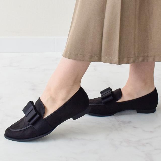 ブリジット バーキン（Bridget Birkin）/25秋冬新作◆Bridget Birkin◆2．5cmヒール◆グログランリボンレインローファー