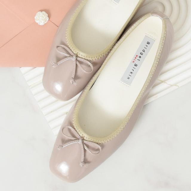 ブリジットバーキン ウォーク（Bridget Birkin Walk）/Bridget Birkin Walk◆1．8cmヒール◆シンプルリボンバレエパンプス