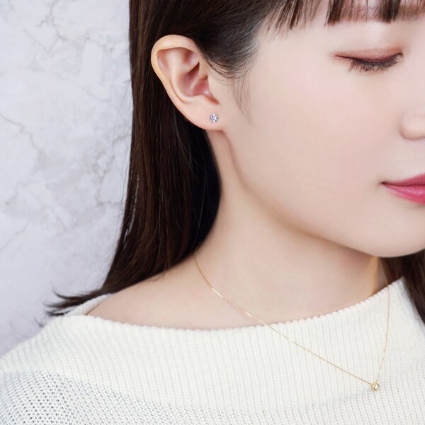 TAKE-UP キュービックジルコニア　セカンドピアス　K18 TAKE-UP ONLINE SHOP/テイクアップ公式オンラインショップ
