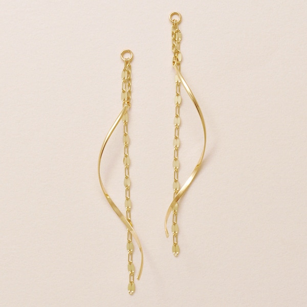 テイクアップ ピュア/【 Palette】K10ヒネリキラリチャーム（YG)