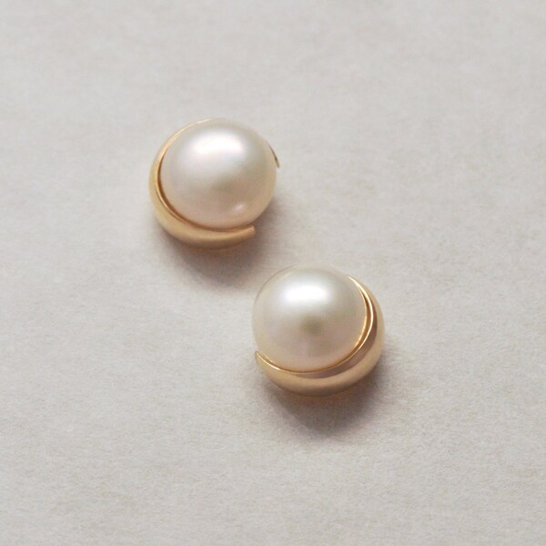 テイクアップ ピュア/K18・K10 タンスイパール ワンポイントピアス(YG)の通販は