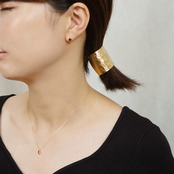 ◇TAKE-UP◇【セカンドピアス】K18YG ガーネットピアス TAKE-UP ONLINE