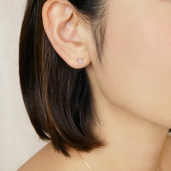 テイクアップ ピュア（TAKE−UP pure）/[ セカンドピアス] Pダイヤモンドピアス0．08ct_3