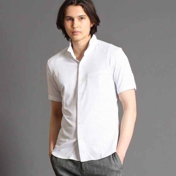 ムッシュニコルエクストラ/【ex/tra】ジャカードジャージ 半袖シャツの通販は