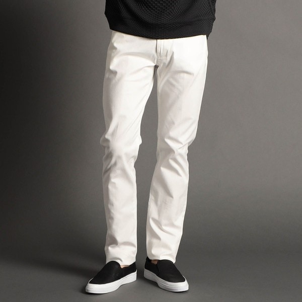 ムッシュニコル/ヘリンボンストレッチパンツ