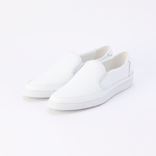 ムッシュニコル（MONSIEUR NICOLE）/ジオメトリックレザー/カモフラ スリップオンスニーカー