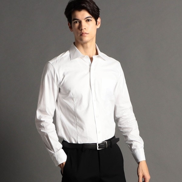 ムッシュニコル/MONTI ピンドット ドレスシャツ