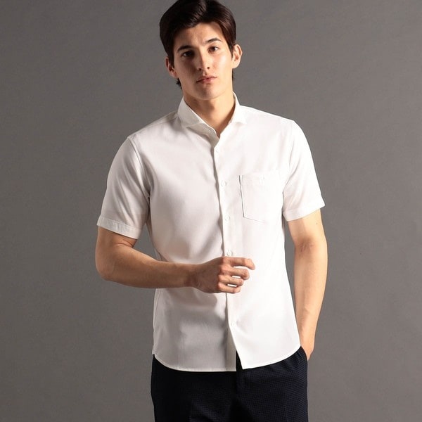 ムッシュニコル（MONSIEUR NICOLE）/シャンブレーブロード カッタウェイカラーシャツ