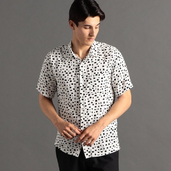 ムッシュニコル（MONSIEUR NICOLE）/アムンゼン プリント半袖シャツの通販は