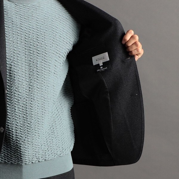 【極美品】オーバーサイズ ムッシュニコル ダブル セットアップスーツ ムッシュニコル（MONSIEUR NICOLE）/DELEGANT ダブルニット