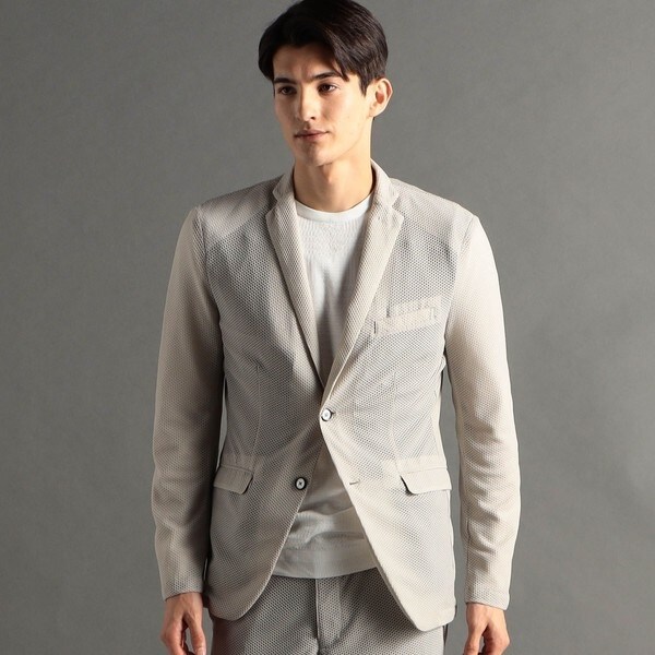 ムッシュニコル（MONSIEUR NICOLE）/ハニカムニット セットアップジャケット