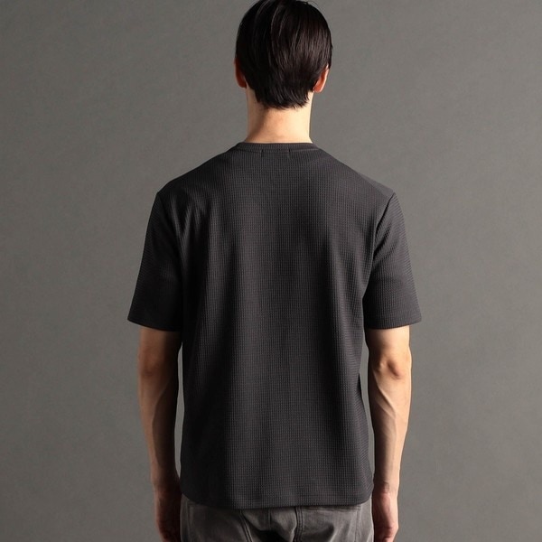ムッシュニコルエクストラ（MONSIEUR NICOLE ex/tra）/【ex/tra】ワッフルニット ドビー半袖Tシャツ_8