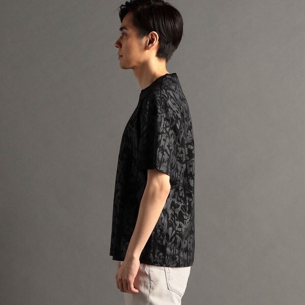 ムッシュニコル（MONSIEUR NICOLE）/ボタニカルプリント 半袖Tシャツ