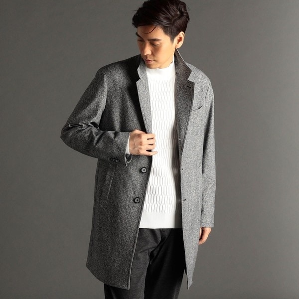 ムッシュニコル（MONSIEUR NICOLE）/グレンチェック チェスターコート