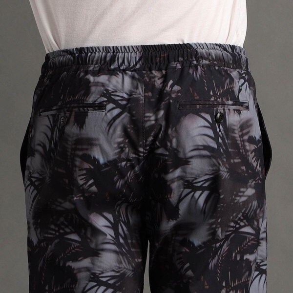 ムッシュニコルエクストラ（MONSIEUR NICOLE ex/tra）/【ex/tra】ダークボタニカルプリント トラックパンツ ムッシュニコルエクストラ（MONSIEUR NICOLE ex/tra）/【ex/tra