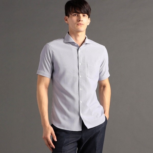 ムッシュニコル（MONSIEUR NICOLE）/サッカーストライプ ドレスシャツ