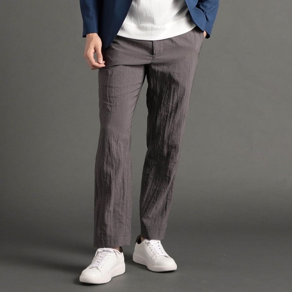 ムッシュニコル（MONSIEUR NICOLE）/ワッシャーツイル ワイドトラックパンツ