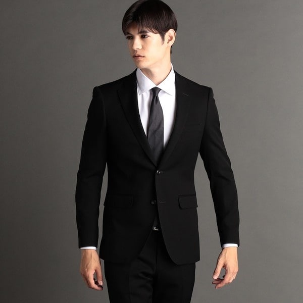 ムッシュニコル（MONSIEUR NICOLE）/SUPER BLACK フォーマル対応スーツ