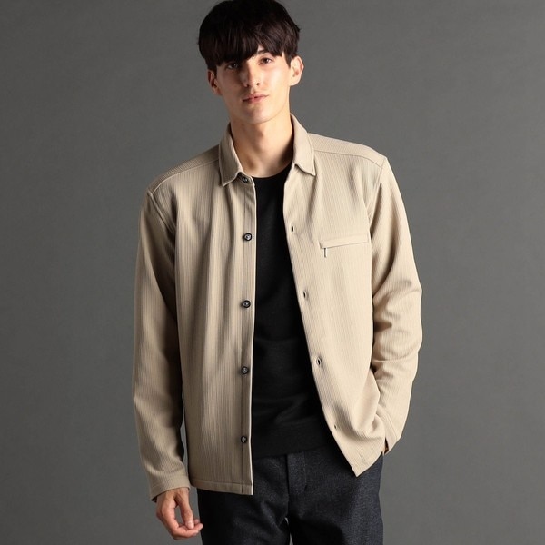 ムッシュニコル（MONSIEUR NICOLE）/トリコットワッシャージャカード シャツアウター