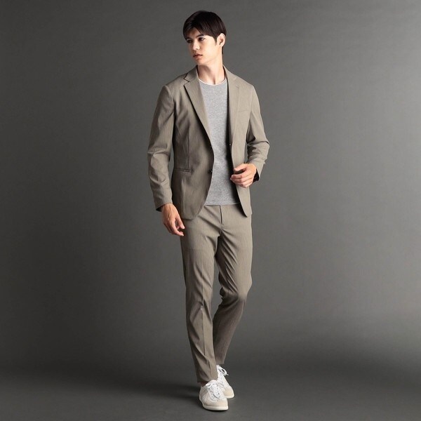 ムッシュニコルエクストラ（MONSIEUR NICOLE ex/tra）/【ex/tra】ワッシャー セットアップパンツ ムッシュニコルエクストラ（MONSIEUR NICOLE ex/tra）/【ex/tra