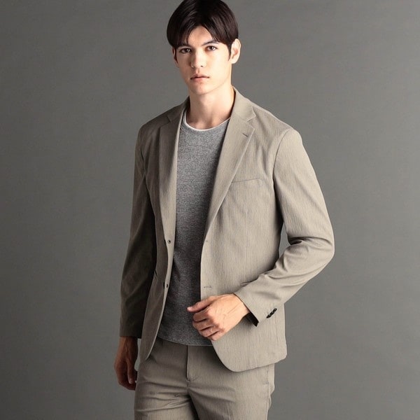 ムッシュニコルエクストラ（MONSIEUR NICOLE ex/tra）/【ex/tra】ワッシャー セットアップジャケット