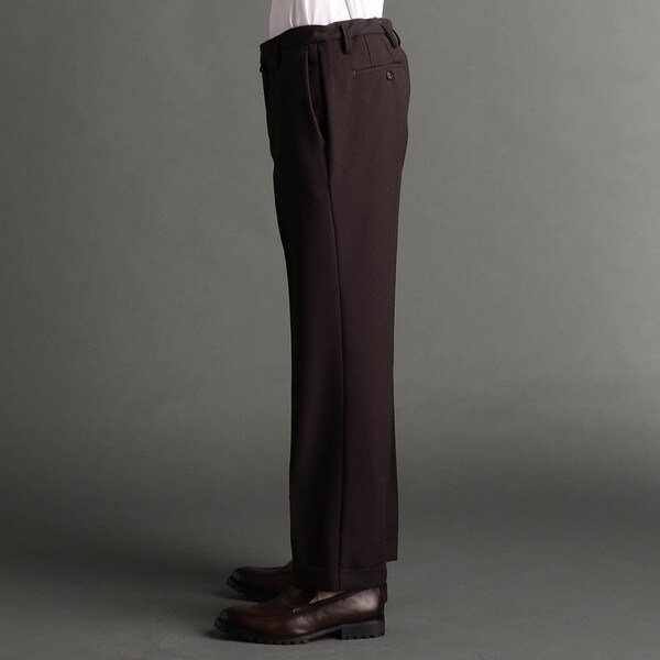 ムッシュニコル（MONSIEUR NICOLE）/ドビーストレッチツイル ワイドパンツ