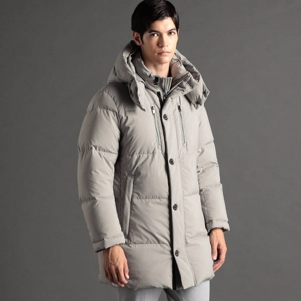 ムッシュニコルエクストラ（MONSIEUR NICOLE ex/tra）/【ex/tra】ストレッチボンディング ロングダウンブルゾン