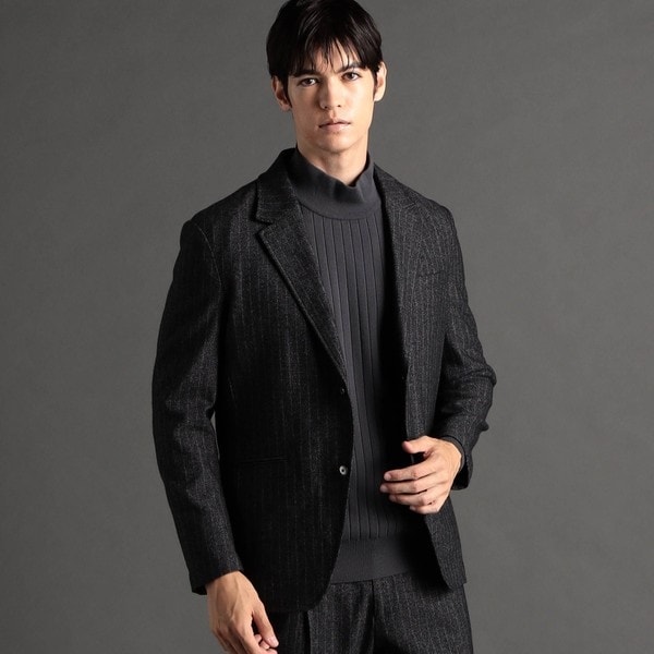 ムッシュニコル（MONSIEUR NICOLE）/シャドーストライプ セットアップジャケット