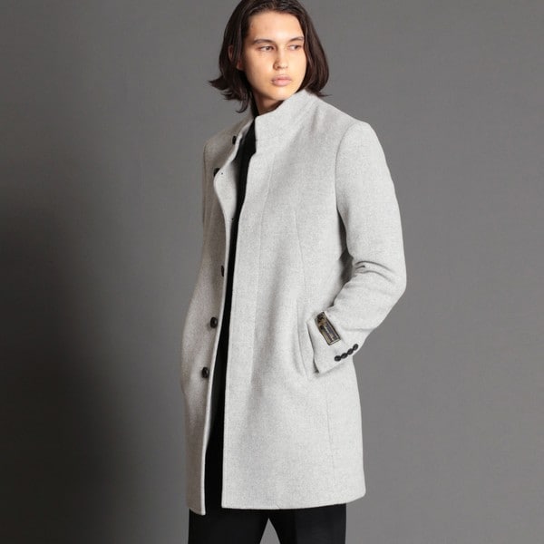 ムッシュニコル/【ｅｘ／ｔｒａ】カシミヤ混ビーバー　スタンドカラーコート