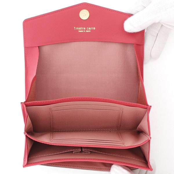 アンメートルキャレ（1metercarre）/財布【シボ型押し】ギャルソン