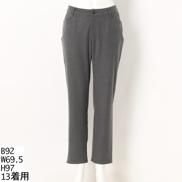 グリーンノート（gree*n[nout]）/モナルーチェストレートパンツ【グリーンノート】【大きいサイズ】【13号・15号・19号】【２WAY】