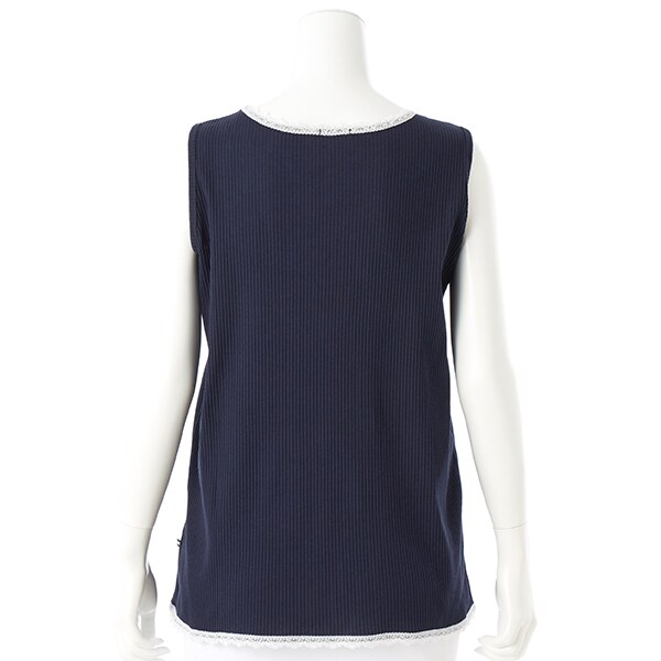 グリーンノート（gree*n[nout]）/レース使いタンクトップ【グリーン