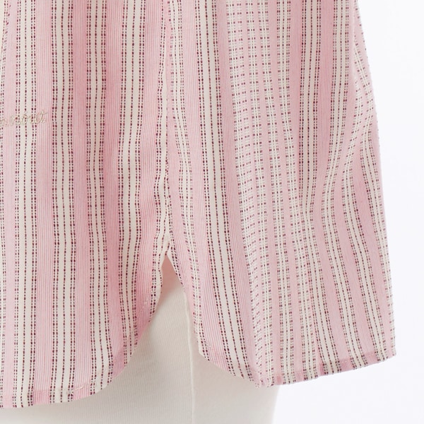 グリーンノート（gree*n[nout]）/ドビーストライプ裏使いブラウス