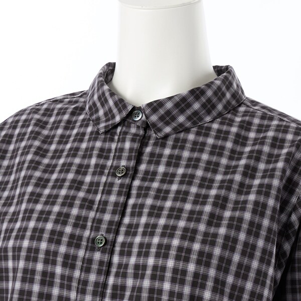 NEW】グリーンノート（gree*n[nout]）/ポプリンタータンチェックシャツ