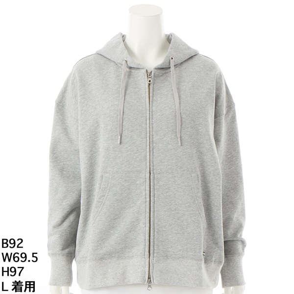 グリーンノート（gree*n[nout]）/裏毛ジップパーカー【グリーンノート