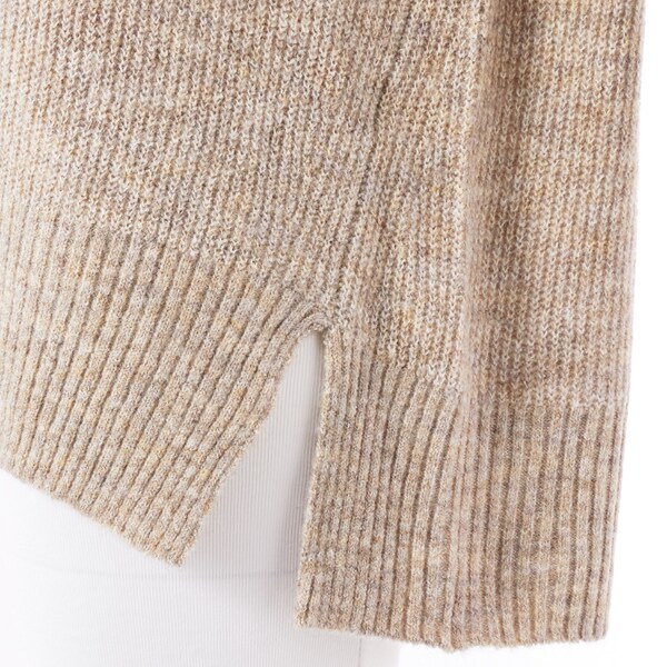 グリーンノート（gree*n[nout]）/Vネックチュニックニット【グリーン