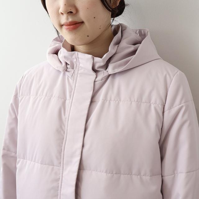 エムビー ミントブリーズ　（MB mint breeze）/【大きいサイズ】ジッパー ポケット ダウンジャケット