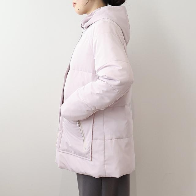 エムビー ミントブリーズ　（MB mint breeze）/【大きいサイズ】ジッパー ポケット ダウンジャケット