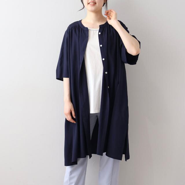 エムビー ミントブリーズ　（MB mint breeze）/【大きいサイズ】【WEB限定】衿ギャザーシャツワンピース_8