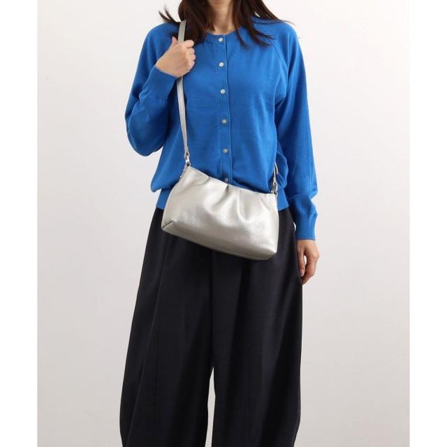 クーコ(cooco)/COOCO(クーコ)シュリンクレザーギャザーショルダーバッグ クーコ 牛革 レザー 本革の通販は