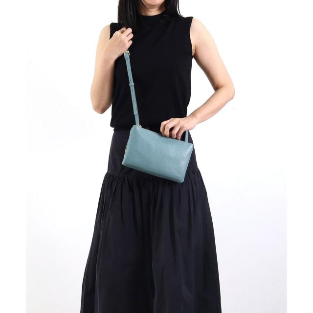 クーコ（cooco）/【COOCO】シュリンクレザー2連 ショルダーバッグ 斜めがけの通販は 7,689円