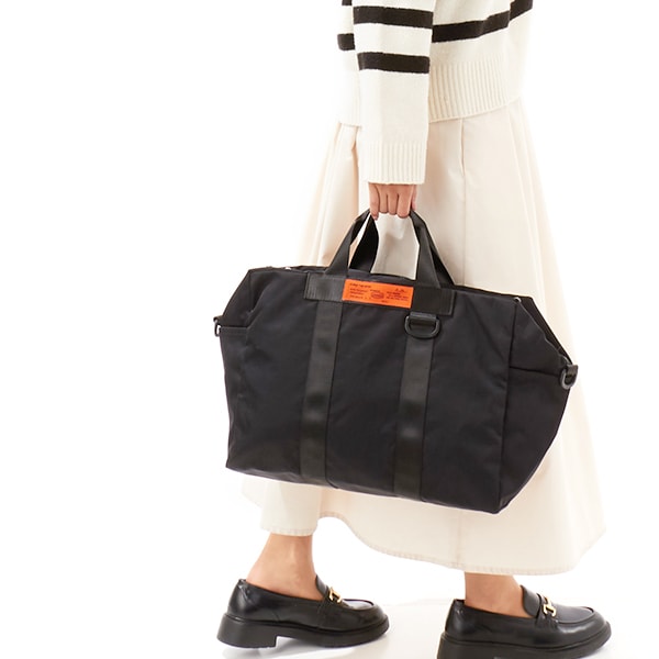 クーコ（cooco）/【COOCO】orange tag 撥水 ボストンバッグ  A4収納可能 斜めがけ