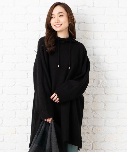 サブ ストリート/【21号(6L)〜】ウールタッチニットチュニックの通販は