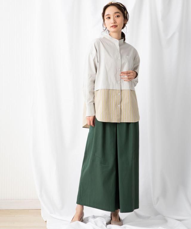 サブ ストリート/21号 【MADE IN JAPAN】ストライプ切り替えシャツ_2